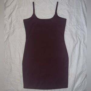 Parade Brown Bodycon Mini Slip Dress